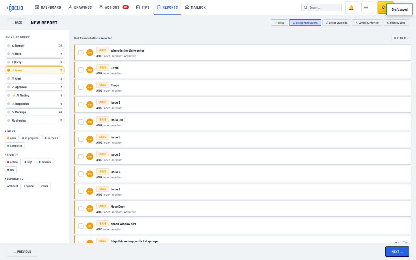 Step 2 — Select Annotations